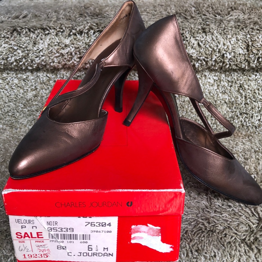 Charles Jordan Bronze Heels